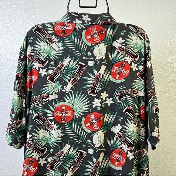 Coca Cola Men’s Casual Button Down Shirt Size L - Picture 6 of 10